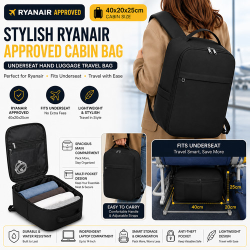 Ryanair 40x20x25cm stylish - ryanair,
